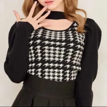 아프레 주르 프론트 오픈 니트 블랙 프리 apres jour