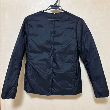 무인양품 다운 자켓 블랙