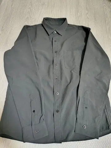 10YC 레귤러 카라 셔츠 그레이