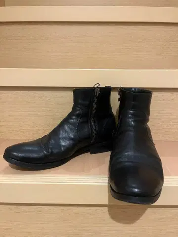 [ BUTTERO ] 사이드 지퍼 숏부츠