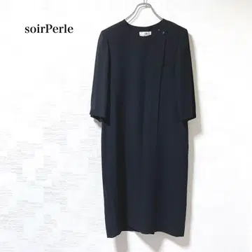 도쿄 소와르 5부 소매 원피스 (11) 시어 슬리브 아지메 버튼 관혼상제