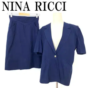 NINA RICCI 니나리치 스커트 셋업 네이비 9 B862