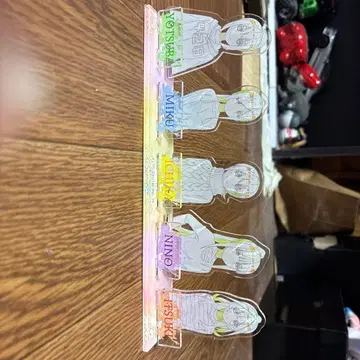 아크릴 스탠드 세트 4체 요츠바 미쿠 니노 이츠키