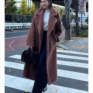 리엔다 테디 보아 롱 코트