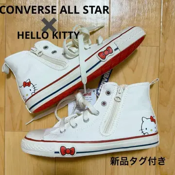 새상품 ALL STAR 올스타R 헬로키티 하이컷 스니커즈