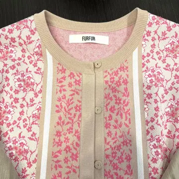 FURFUR 꽃무늬 가디건 M 사이즈