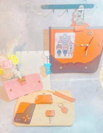 D. 벽시계 7점 세트 란도셀 리메이크