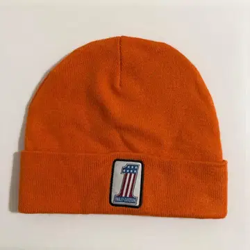 할리데이비슨 니트 비니 할리데이비슨 오렌지 모자