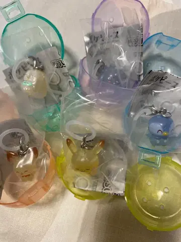 포켓피스 메지루시 가챠 마스코트 메지루시 액세서리 컴플리트 세트