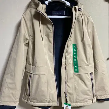 TOMMY HILFIGER 베이지 점퍼 XL