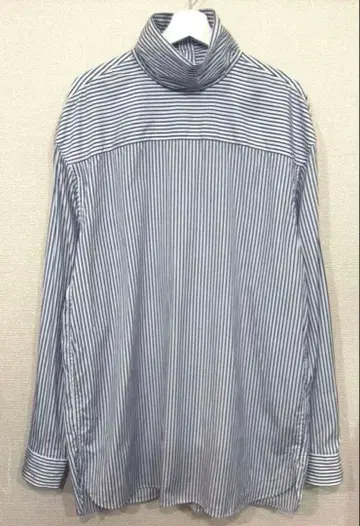 driesvannoten 스트라이프 하이넥 셔츠 드리스반노튼