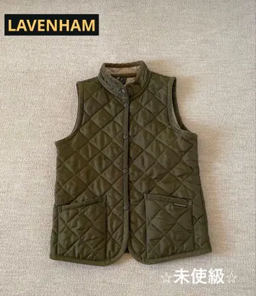 미사용급 LAVENHAM 퀼팅 베스트 S