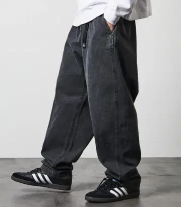 와이드 실루엣 클라이밍 팬츠/차콜 그레이 M