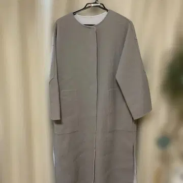 프레이아이디 그레이 울 롱 코트