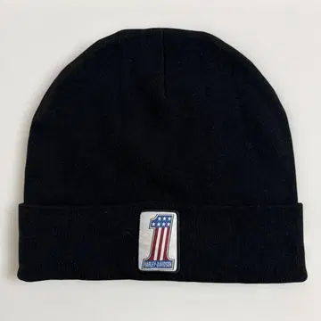 새상품 Harley Davidson 할리데이비슨 블랙 니트 비니