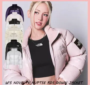 THE NORTH FACE 화이트 라벨 한국 눕시 핑크 크롭