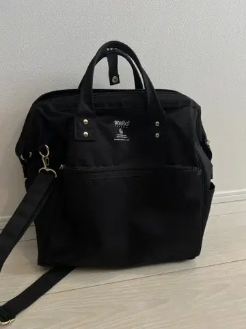 백팩 토트 숄더가 되는 3WAY 백 anello 블랙 백팩