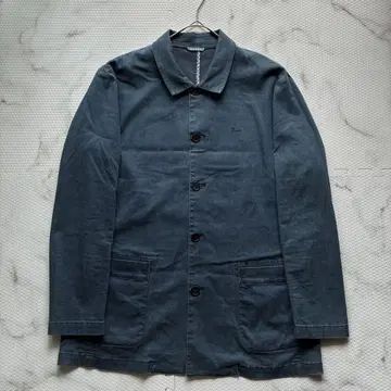 새상품급 파파스 데님풍 원단 자켓 파랑 XL 상당