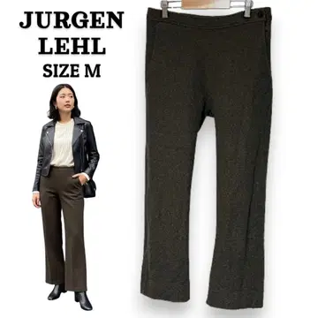 요건 레일 JURGEN LEHL 면울 와이드 팬츠 M 가을/겨울