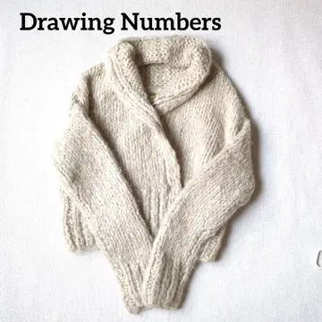 Drawing Numbers 핸드캐시미어 가디건 니트 가디건
