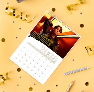 BTS 정국 2026년 벽걸이 달력 A4 사이즈 한국 굿즈