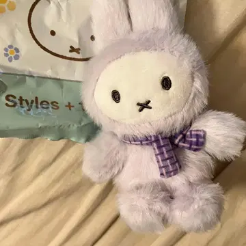 [ 익명 배송 ] 새상품 미피 플러시 키링 퍼플