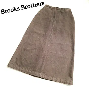 브룩스브라더스 롱 스커트 코듀로이 코튼 100