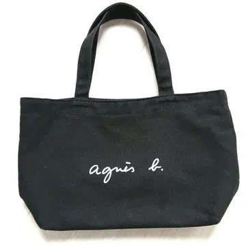 agnes b. 에네스베 토트백 블랙 로고