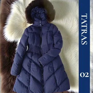 TATRAS AGOGNA 다운 코트 네이비 타트라스 아고냐 후드 부착