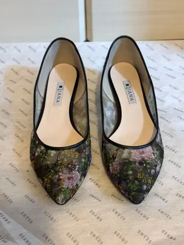 Diana 회화 시리즈 느와르 프린트 자수 튤 24.5cm