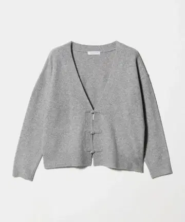 A DAY IN THE LIFE 그레이 V넥 가디건
