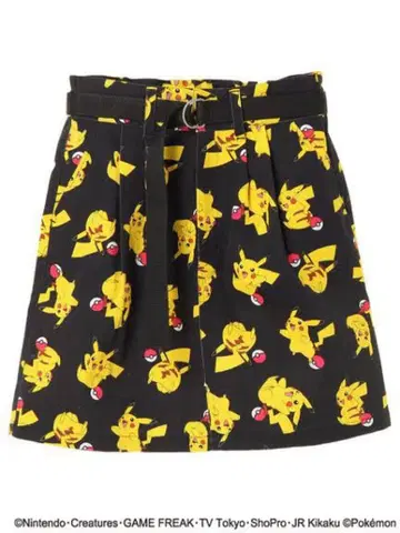 E-world gallery 포켓몬 프린트 스커트 피카츄