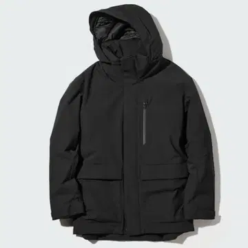 UNIQLO/하이브리드 다운 파카/블랙/M