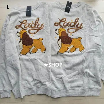 디즈니 101마리 강아지 이야기 레이디 트레이닝복 맨투맨 커플 속기모 L