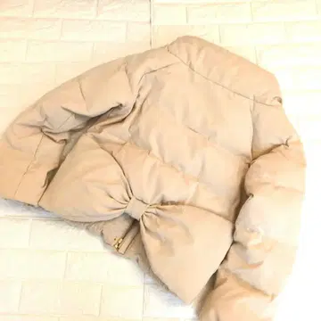 RUIRUE BOUTIQUE 베이지 다운 자켓 LL