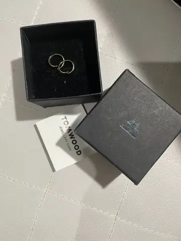 TOMWOOD 후프 귀걸이 Ear Loop Gold