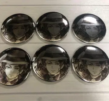 귀멸의 칼날 캐릭터 배지 컬렉션 먹그림풍 캔뱃지 키부츠지 무잔