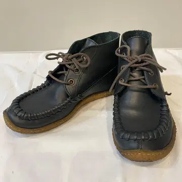 SECCHIARIMICHELE 숏부츠 가죽 블랙 24.5