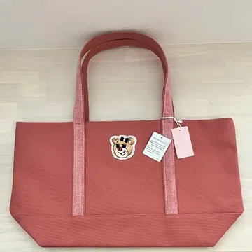 [미사용 새상품] 페이러 올드 테디걸 와펜 토트백(대)