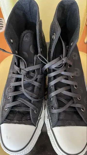 [ 새상품급 ] ALL STAR 스타 워즈 하이컷 스니커즈 블랙