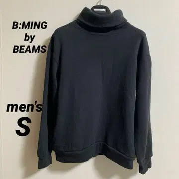 B:MING by BEAMS 하이넥 맨투맨 빔즈 블랙