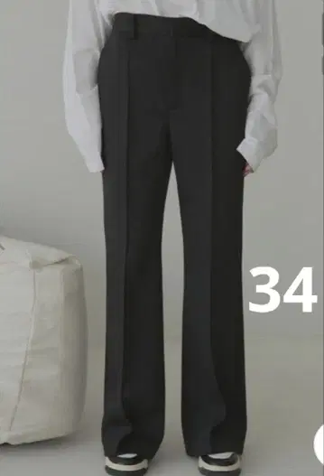 LE CIEL BLEU 저지 플레어 레그 팬츠 블랙 34 르쉘