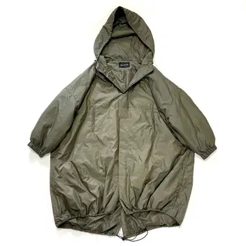 미즈이로 인드 다운 자켓 모즈 코트 코쿤 카키 프리