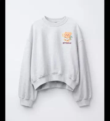 ZARA BUTTERBEAR 프린트 스웻셔츠