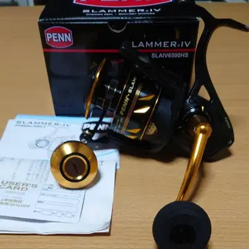 Penn 슬래머 IV 6500HS 스피닝 릴 중고품 펜