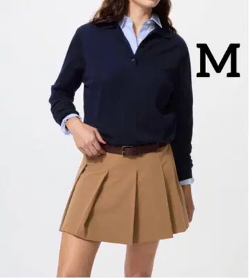 미사용 새상품 UNIQLO 플리츠 스코트 M