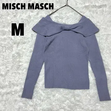 MISCH MASCH 미슈마슈 (M) 2WAY 리본 케이프 니트
