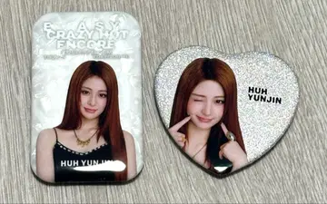 르세라핌 EASY CRAZY HOT 캔뱃지 윤진 세트