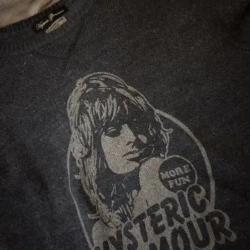 HYSTERIC GLAMOUR 그레이 트레이닝복