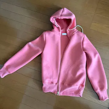 새상품 RIVE DROITE 핑크 후드 부착 후드티